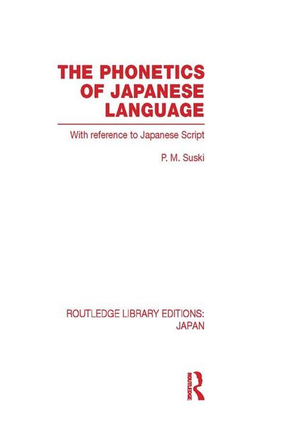 Produktbild: The Phonetics of Japanese Language