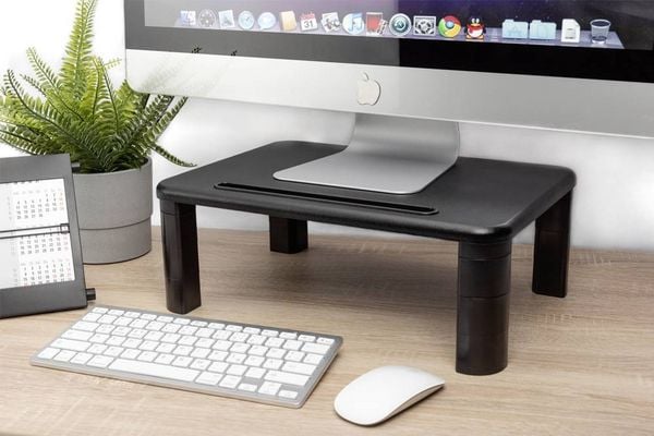 Produktbild: Digitus DA-90458 Monitor-Erh&ouml;hung H&ouml;hen-Bereich: 71 bis 145 mm Schwarz