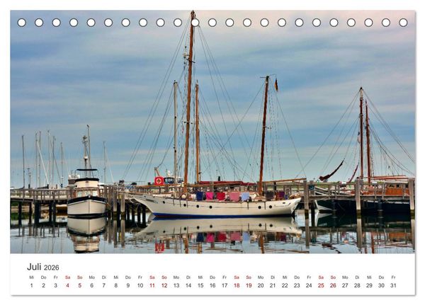 Produktbild: Heiligenhafen immer wieder (Tischkalender 2026 DIN A5 quer), CALVENDO Monatskalender