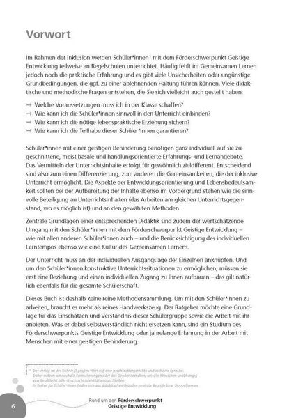 Produktbild: Rund um den F&ouml;rderschwerpunkt Geistige Entwicklung