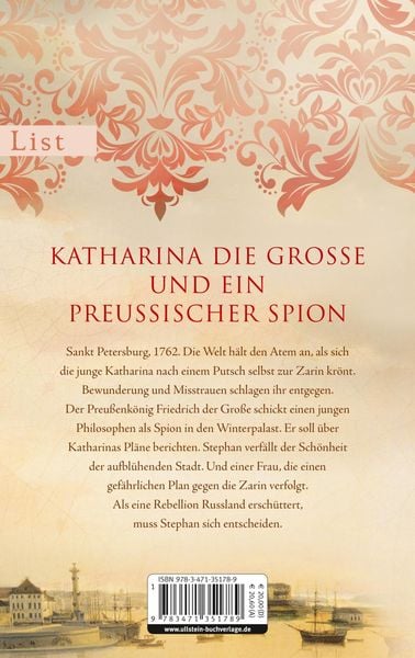 Produktbild: Die Zarin und der Philosoph (Sankt-Petersburg-Roman 2)