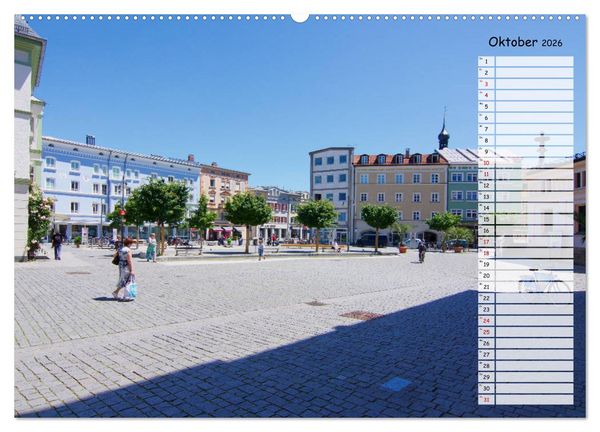 Produktbild: Eine Perle Oberbayerns - Rosenheim (Wandkalender 2026 DIN A2 quer), CALVENDO Monatskalender