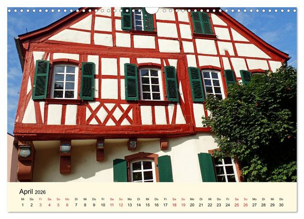 Produktbild: Sch&ouml;nes Alzey - Fachwerk, Wein und Rossmarktplatz (Wandkalender 2026 DIN A3 quer), CALVENDO Monatskalender