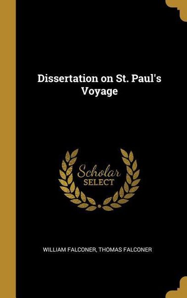 Produktbild: Dissertation on St. Paul's Voyage