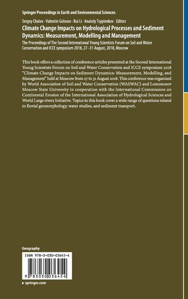 Produktbild: Climate Change Impacts on Hydrological Processes and Sediment Dynamics: Measurement, Modelling and Management
