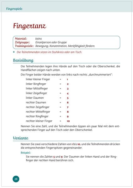 Produktbild: Aktives Ged&auml;chtnistraining f&uuml;r Senioren mit Bewegungen. So halten Sie Kopf und K&ouml;rper fit