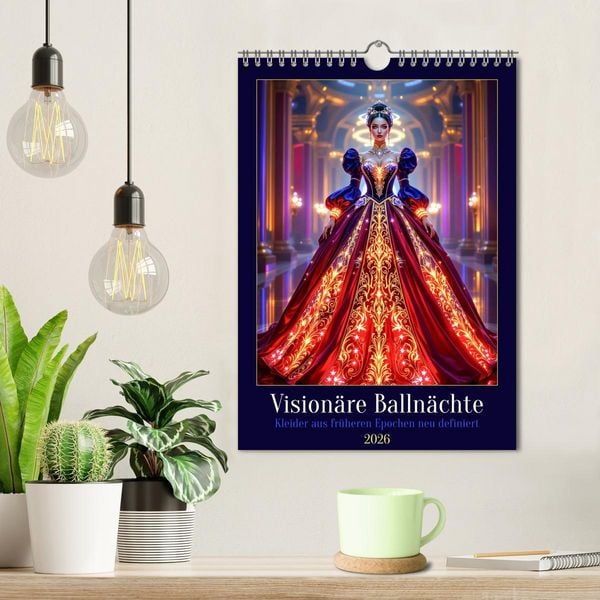Produktbild: Vision&auml;re Balln&auml;chte (Wandkalender 2026 DIN A4 hoch), CALVENDO Monatskalender