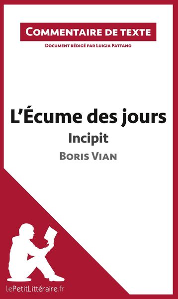 Produktbild: L'&Eacute;cume des jours de Boris Vian - Incipit