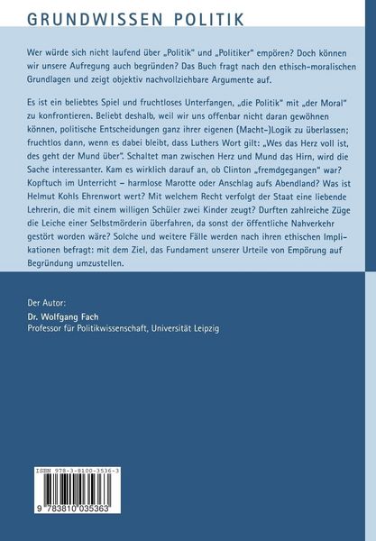 Produktbild: Politische Ethik