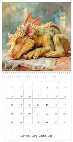 Produktbild: Dragons - A never-ending fascination (Wall Calendar 2026 12 &times; 12 Inch) CALVENDO 12 Month Wall Calendar