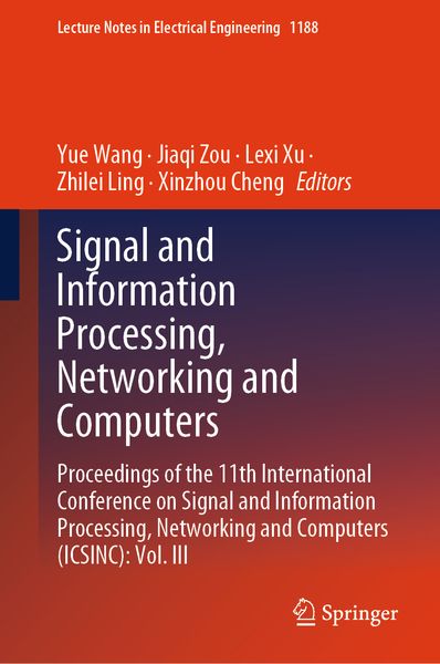 Produktbild: Signal and Information Processing, Networking and Computers