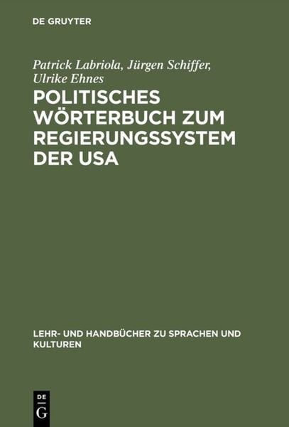 Produktbild: Politisches W&ouml;rterbuch zum Regierungssystem der USA