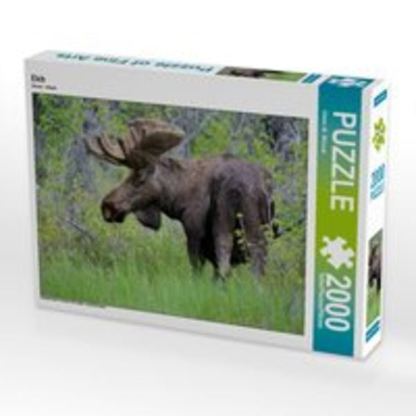 CALVENDO Puzzle Elch 2000 Teile Lege-Größe 90 x 67 cm Foto-Puzzle Bild von Dieter-M. Wilczek