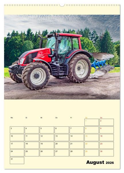 Produktbild: Traktor Giganten (Wandkalender 2026 DIN A2 hoch), CALVENDO Monatskalender