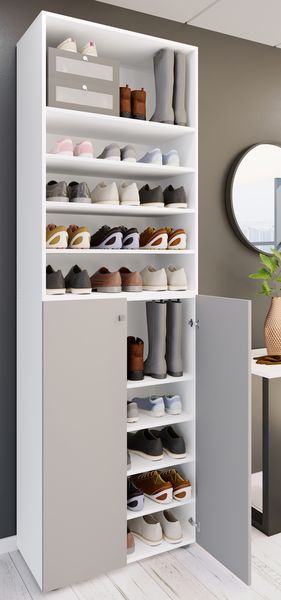 Produktbild: XL Holz Gro&szlig;er Schuhschrank Schuhkommode Lona 10