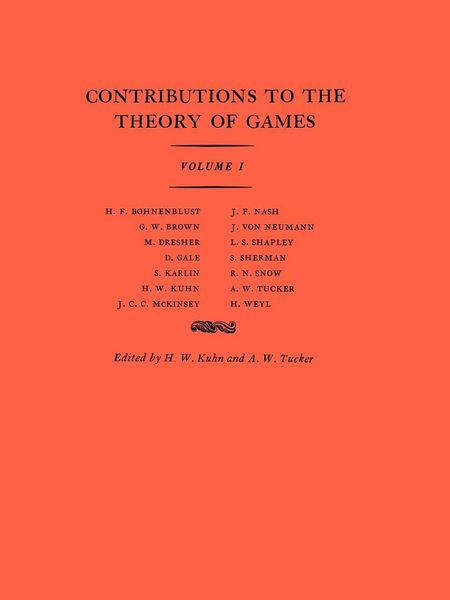 Produktbild: Contributions to the Theory of Games, Volume I