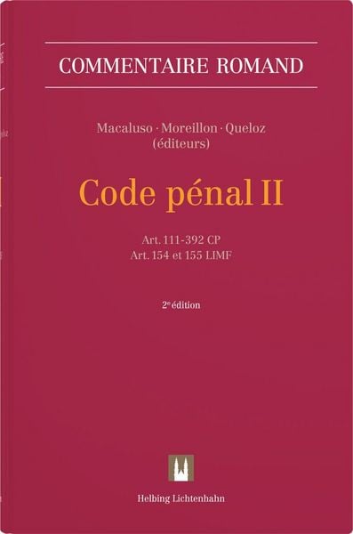 Produktbild: Code p&eacute;nal II (CP II)