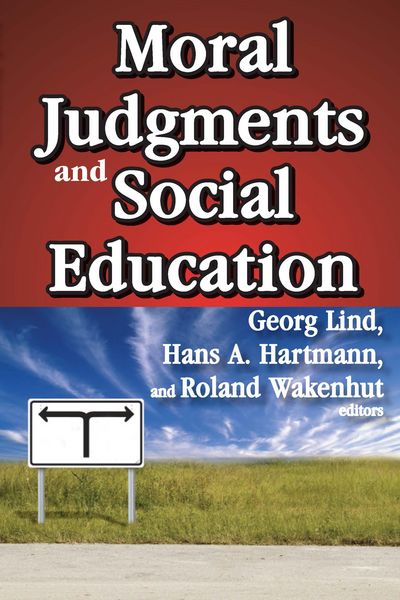 Produktbild: Moral Judgments and Social Education