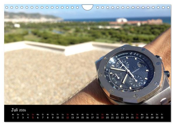 Produktbild: Watch Wristshots Worldwide (Wandkalender 2026 DIN A4 quer), CALVENDO Monatskalender
