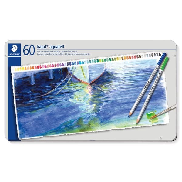 Produktbild: STAEDTLER Buntstifte Aquarellstift karat&reg; 60er Set