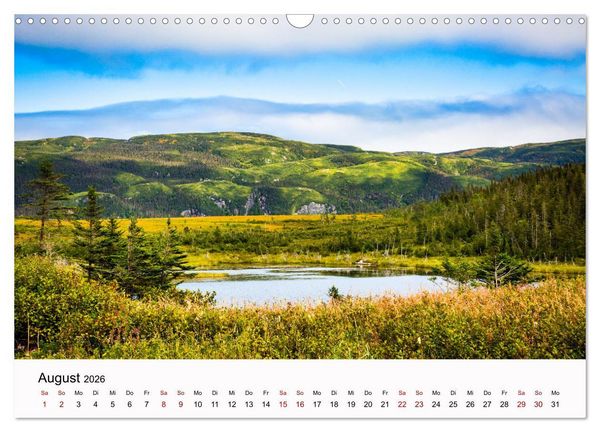 Produktbild: Neufundland - wilde Sch&ouml;nheit im Atlantik (Wandkalender 2026 DIN A3 quer), CALVENDO Monatskalender