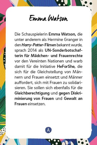 Kartenspiel: Strong Women
