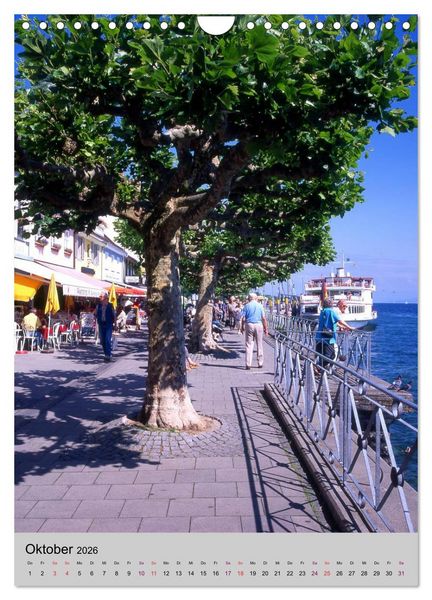 Produktbild: Der Bodensee mit seinen Sehensw&uuml;rdigkeiten (Wandkalender 2026 DIN A4 hoch), CALVENDO Monatskalender