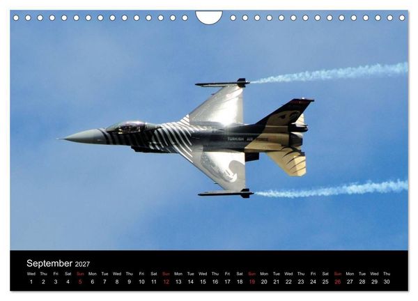 Produktbild: General Dynamics F-16 Fighting Falcon (Wall Calendar 2027 DIN A4 landscape), CALVENDO 12 Month Wall Calendar