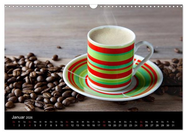 Produktbild: Kaffee & Schokolade (Wandkalender 2026 DIN A3 quer), CALVENDO Monatskalender