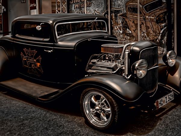 Produktbild: CALVENDO Puzzle Hot Rod - Motorshow Essen | 1000 Teile Lege-Gr&ouml;&szlig;e 64x48cm Foto-Puzzle f&uuml;r gl&uuml;ckliche Stunden