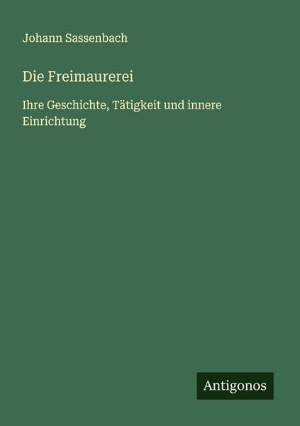 Produktbild: Die Freimaurerei