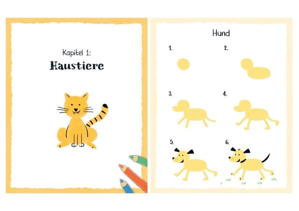 Produktbild: Meine erste Mal- und Zeichenschule - Tiere. Ab 4 Jahren
