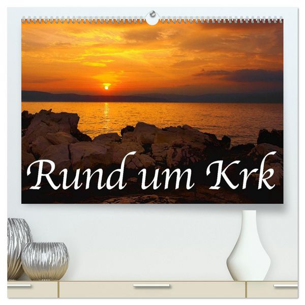 Produktbild: Rund um Krk (hochwertiger Premium Wandkalender 2026 DIN A2 quer), Kunstdruck in Hochglanz