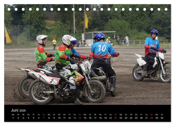 Produktbild: Motorsport: Motoball (Tischkalender 2026 DIN A5 quer), CALVENDO Monatskalender