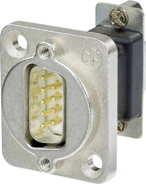 Produktbild: Neutrik NADB9MF D-SUB Adapter D-SUB-Stecker 9pol. - D-SUB-Buchse 9pol. 1St.