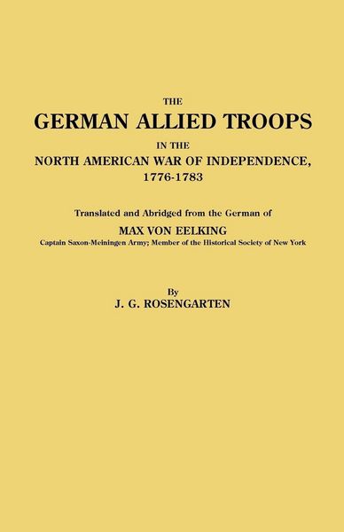 Produktbild: German Allied Troops in the North American War of Independence, 1776-1783