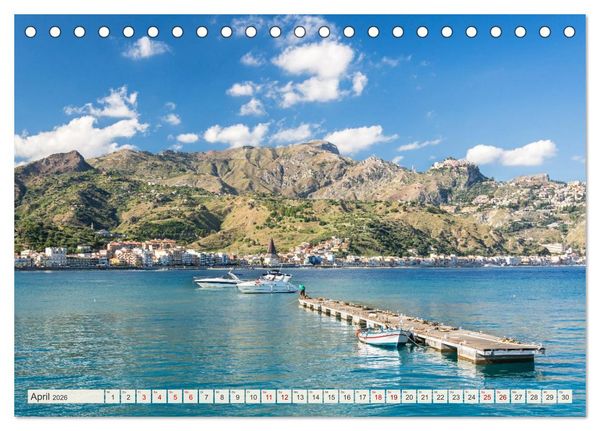Produktbild: Sizilien: Trauminsel im Mittelmeer (Tischkalender 2026 DIN A5 quer), CALVENDO Monatskalender