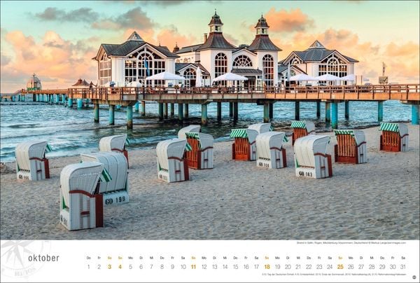 Produktbild: Ostsee Globetrotter Kalender 2026 - Von behaglichen Strandkörben und rauen Küsten