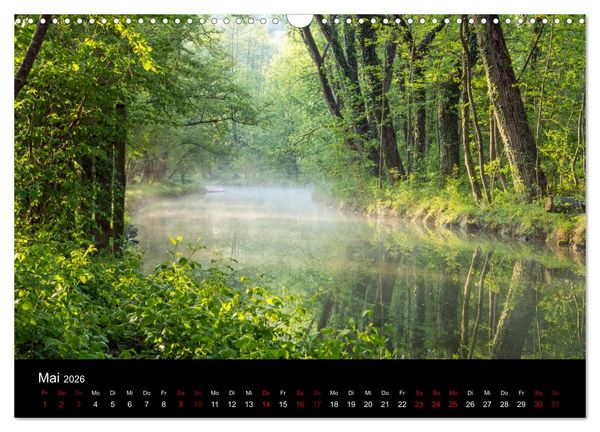 Produktbild: Die Amper - Ansichten eines bayerischen Flusses (Wandkalender 2026 DIN A3 quer), CALVENDO Monatskalender