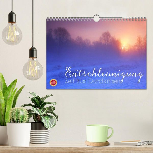 Produktbild: Entschleunigung - Zeit zum Durchatmen (Wandkalender 2026 DIN A4 quer), CALVENDO Monatskalender