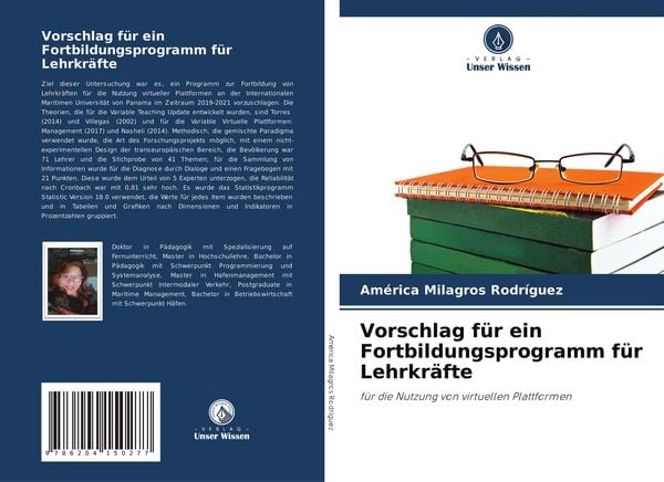 Produktbild: Vorschlag f&uuml;r ein Fortbildungsprogramm f&uuml;r Lehrkr&auml;fte