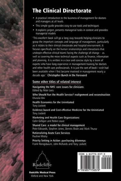 Produktbild: The Clinical Directorate