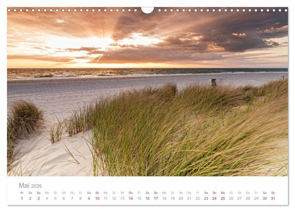 Produktbild: Sylter Lichtstimmungen (Wandkalender 2026 DIN A3 quer), CALVENDO Monatskalender