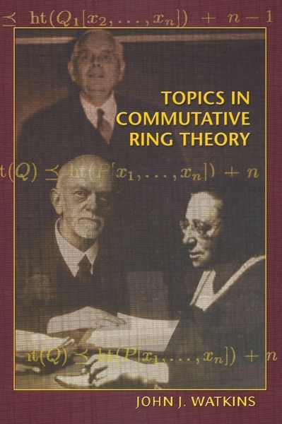 Produktbild: Topics in Commutative Ring Theory