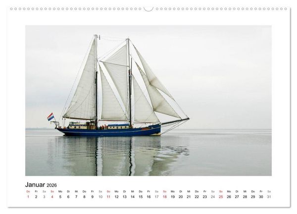 Produktbild: Traditionsschiffe auf der Ostsee (Wandkalender 2026 DIN A2 quer), CALVENDO Monatskalender