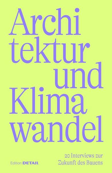 Produktbild: Architektur und Klimawandel