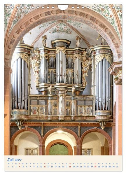 Produktbild: Orgel Giganten (Wandkalender 2027 DIN A4 hoch), CALVENDO Monatskalender