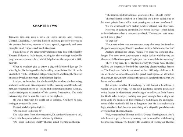 Produktbild: A Showgirl's Rules for Falling in Love