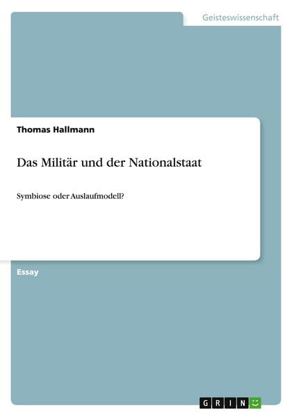 Produktbild: Das Milit&auml;r und der Nationalstaat