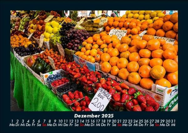 Produktbild: Obstkalender 2025 Fotokalender DIN A5